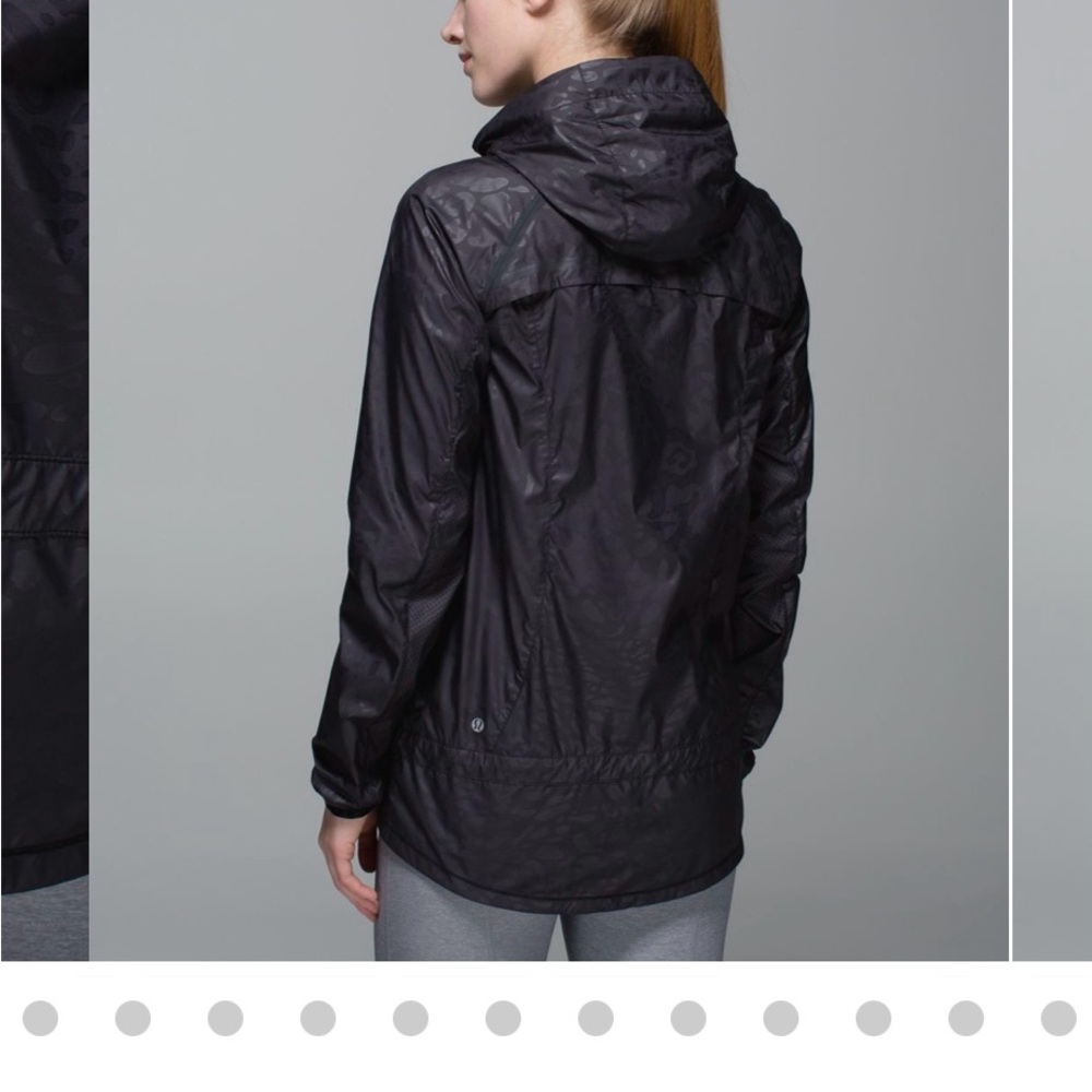 Lululemon Leopard Print Wind Breaker Sz 6